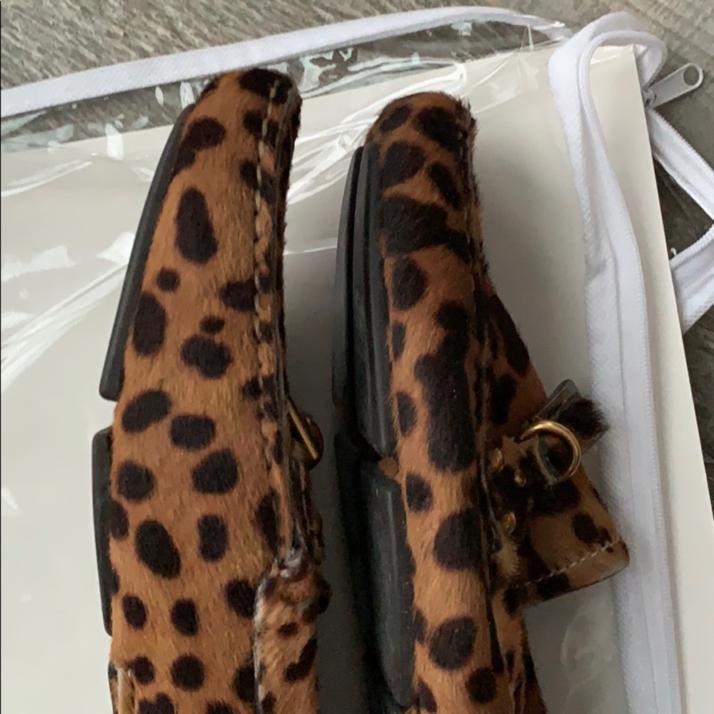 🧡🖤 Prada Moccasin Pony Hair Flats 🧡🖤 - Picture 10 of 13